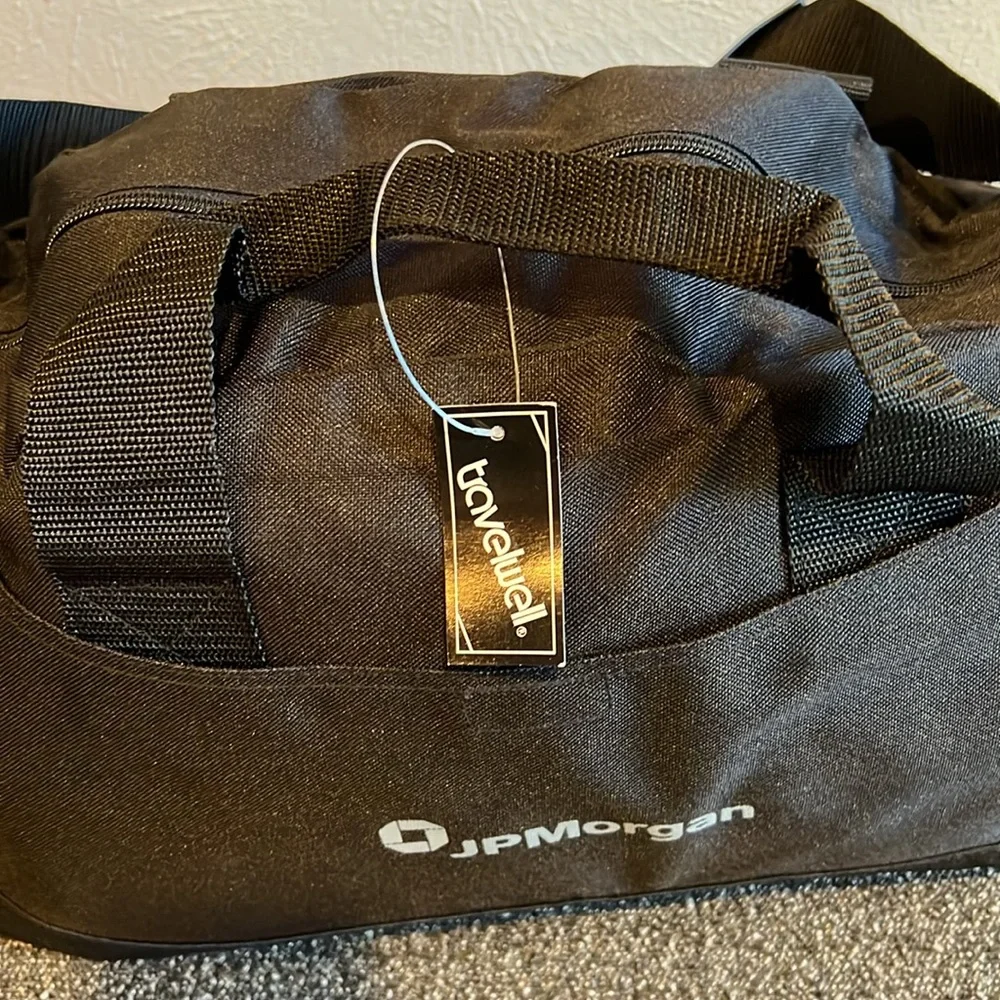 Travel Well Duffel Gym Nylon Black Carry-On Bag (New) #525 #526